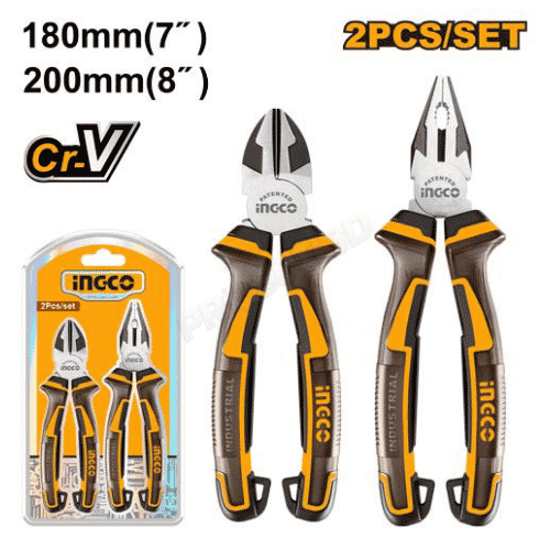 INGCO 2 Pcs Pliers Set - HKPS28216