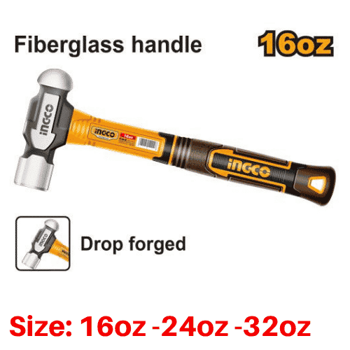 INGCO Ball Pein Hammer (16,24,32)  HBPH81016