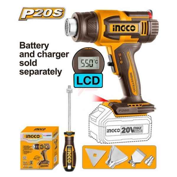 INGCO Cordless Heat Gun - HGLI2003
