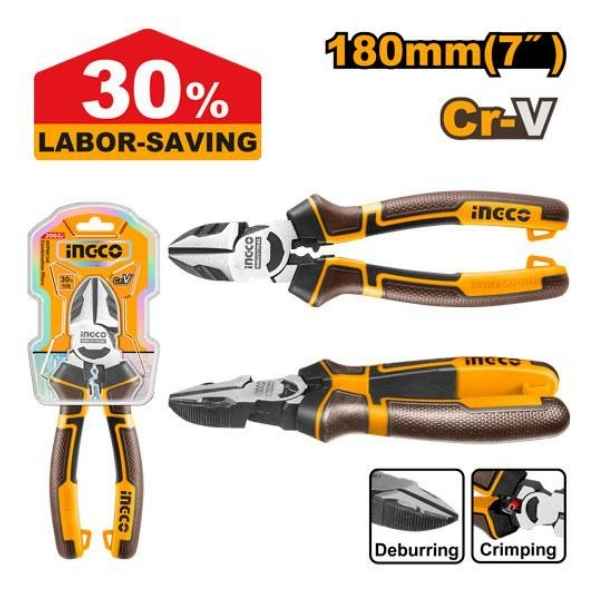 INGCO 6" High Leverage Diagonal Cutting Pliers - HHLDCP28180