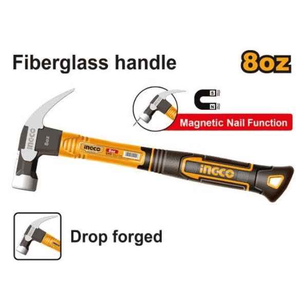 INGCO 8oz Claw Hammer - HCH81008