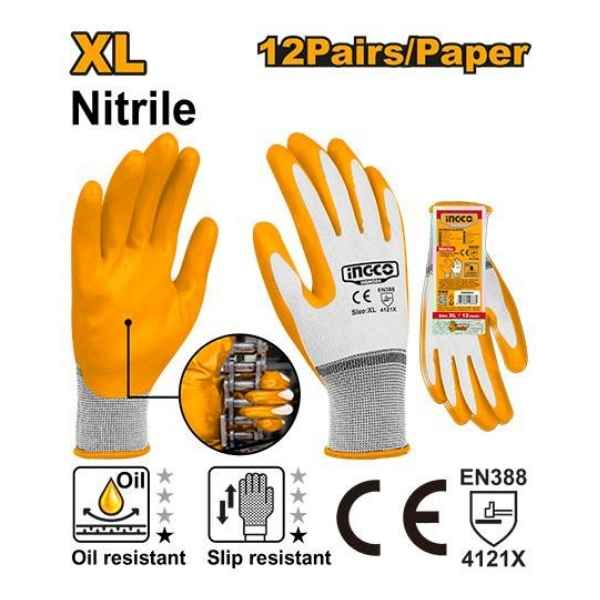 INGCO Nitrile gloves - HGNG04