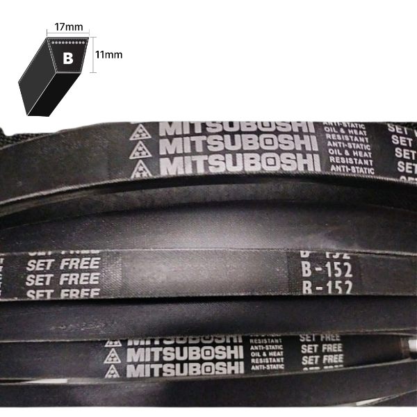 B151 152 B153 B154 155 B156  B157 B158 B159 B160 V-Belt