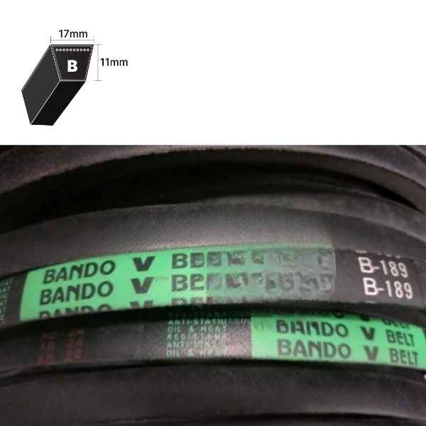 B181 B182 B183 B184 B185 B186 B187 B188 B189 B190 V-Belt B
