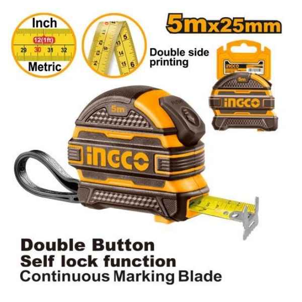 INGCO 5m Steel measuring tape - HSMT08525