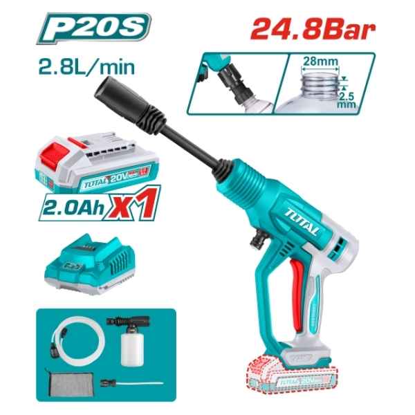 TOTAL Cordless Pressure Washer - TPWLI20362