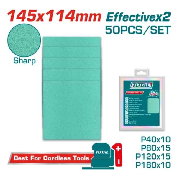 TOTAL Sanding Sheet Set - TAC145115