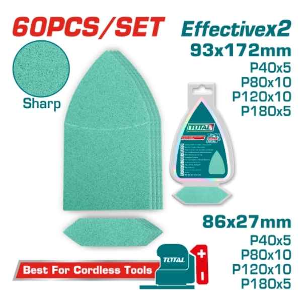 TOTAL Sanding Sheet Set - TAC938660