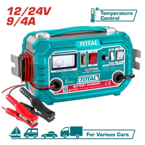 TOTAL12/24v Battery Charger - TBC1601