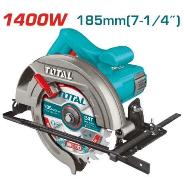 TOTAL 1400w (185mm) Circular Saw - TS11418526