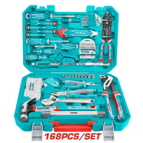 TOTAL 168Pcs Tool Set - THKTHP21686