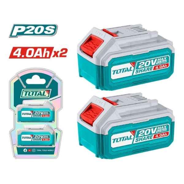 TOTAL 20V Lithium-Ion Battery KIT - TOSLI240312