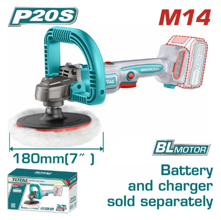 TOTAL 7" Cordless Polisher - TAPLI2018