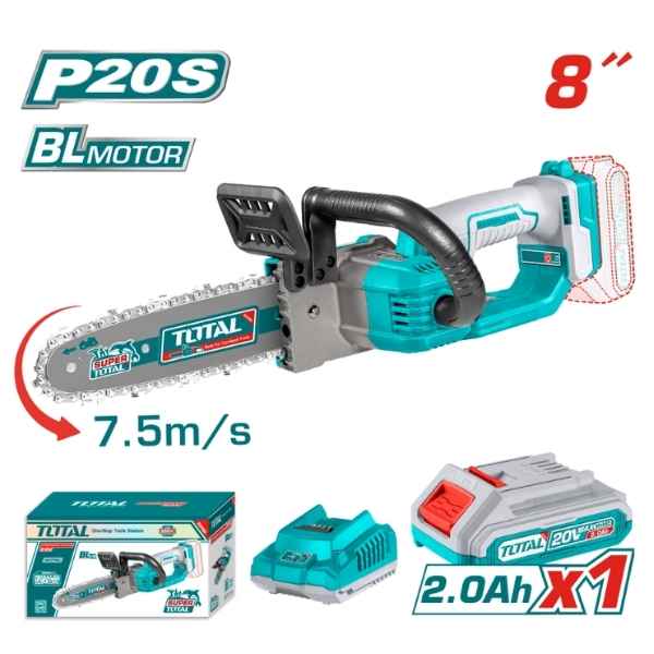 TOTAL 8" Cordless Chain Saw - TGSLI20851