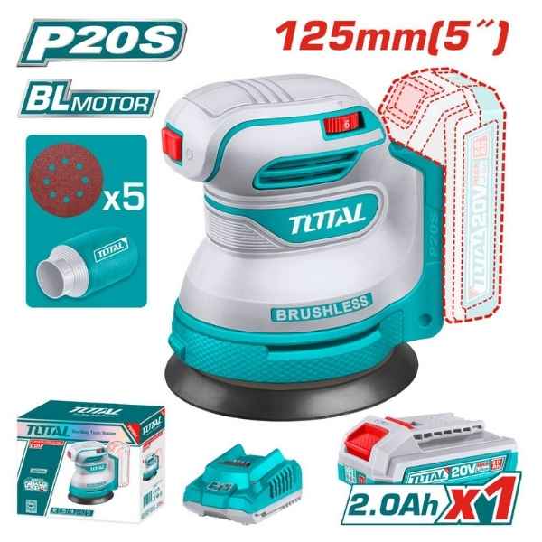 TOTAL 5" Cordless Random Orbit Sander - TROSLI20021