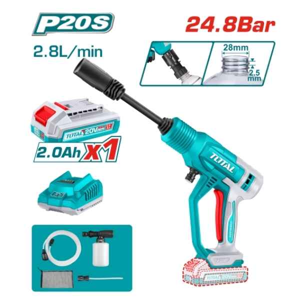 TOTAL Lithium-ion Pressure Washer - TPWI20362