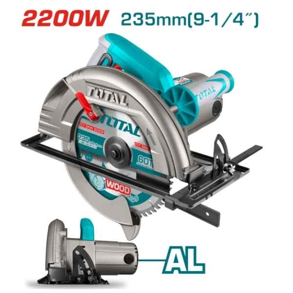 TOTAL 2200w Circular Saw - TS1222356