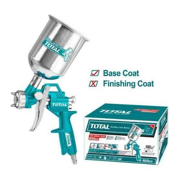 TOTAL 400cc Industrial Air Spray Gun - TAT10401
