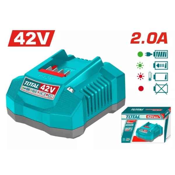 TOTAL 42v/2.0Ah Battery Charger - TFCLI42021