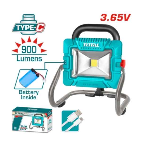 TOTAL 4V Cordless Portable Lamp - TRLF4415