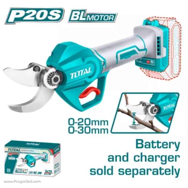 TOTAL 20v Cordless Gauge Straight Shear - TSSLI20308