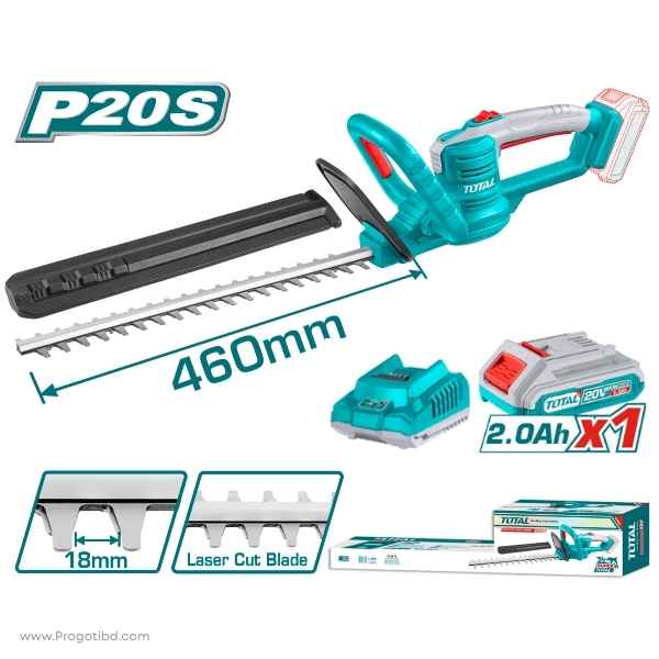 TOTAL Lithium-Ion Hedge Trimmer (With B&C) - THTLI20018/1