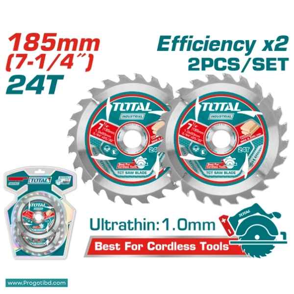 TOTAL Ultra-thin TCT saw blade set - TAC2331853