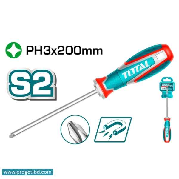 TOTAL 8 ” Phillips Screwdriver - TSDPH3200